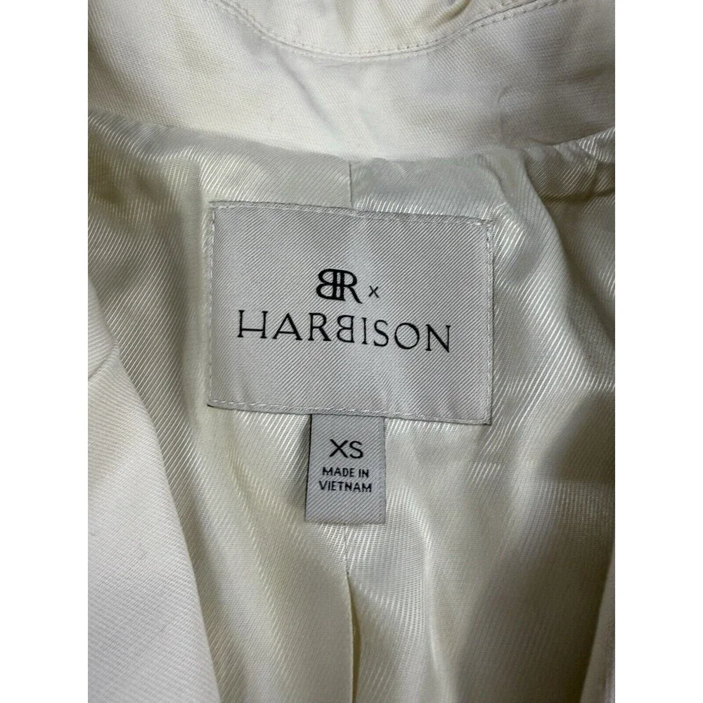 Harbison Banana Republic Utility Jacket Safari Belted | Cream |‎ Womens Size XS